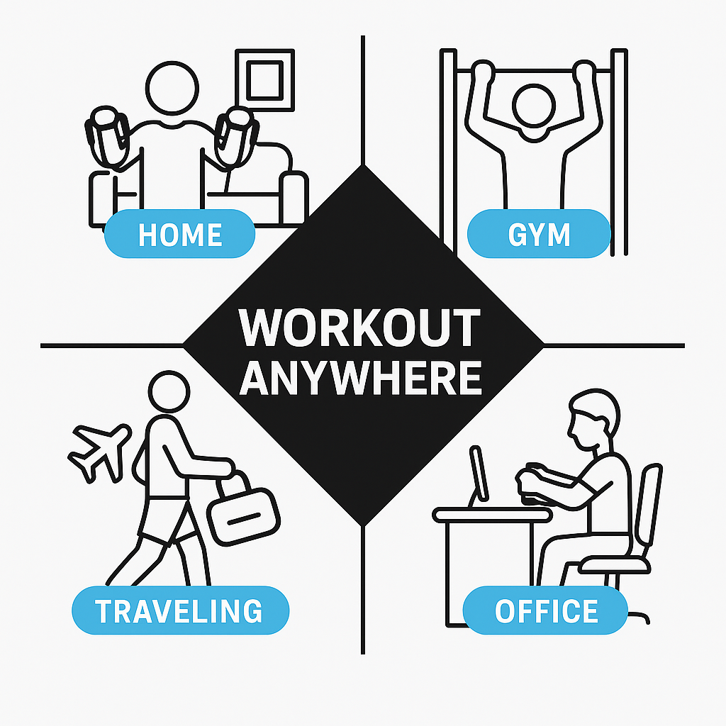 Rivona Gorilla Bar™ – Arm Twister Home Workout Tool for Men | Burn Chest Fat & Build Strength