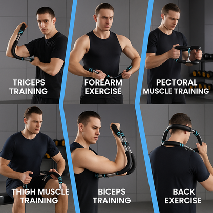 Rivona Gorilla Bar™ – Arm Twister Home Workout Tool for Men | Burn Chest Fat & Build Strength