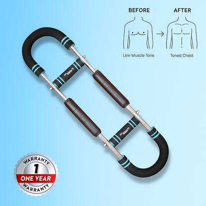 Rivona Gorilla Bar™ – Arm Twister Home Workout Tool for Men | Burn Chest Fat & Build Strength